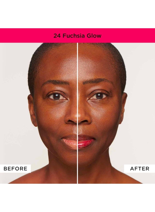 Clarins Lip Perfector Glow in the shade 24 Fuchsia Glow. - Image 4